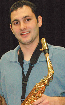 Cody Wahrman, senior music student