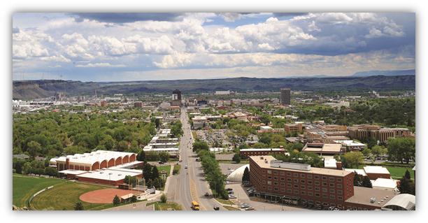 photo of the City of Billings looking down 27th street