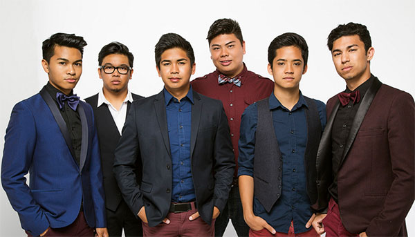 Vocalists VJ Rosales, Joe Caigoy, Trace Gaynor, and Barry Fortgang, Vocal Bass Jules Cruz, and Beat boxer Niko Del Rey.  The Filharmonic’s melodic vocal style exemplifies an urbanesque hip hop sound with 90's nostalgia.