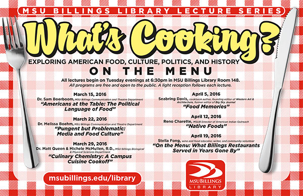 What's Cooking Library Lecture Series
