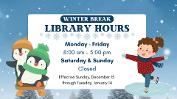 Winter Break Library Hours