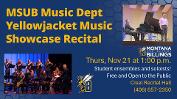 MSUB Music Dept Yellowjacket Music  Showcase Recital