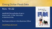 Dining Dollar Flash Sale