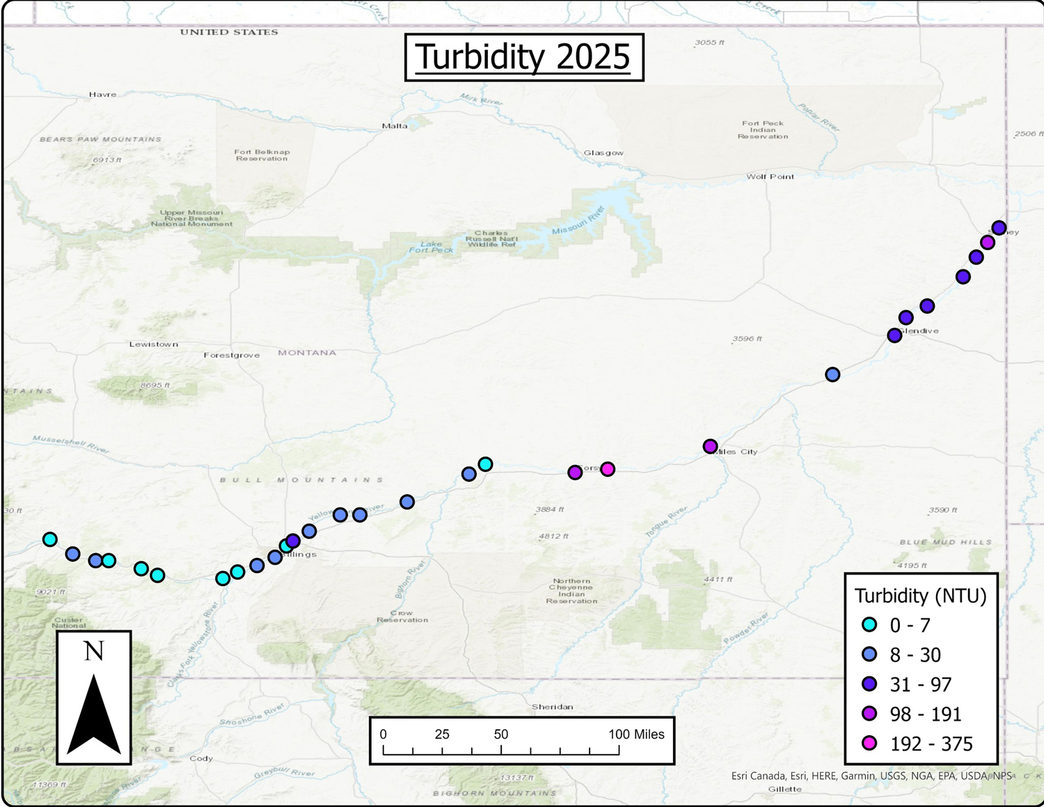 Turbidity Chart 2025