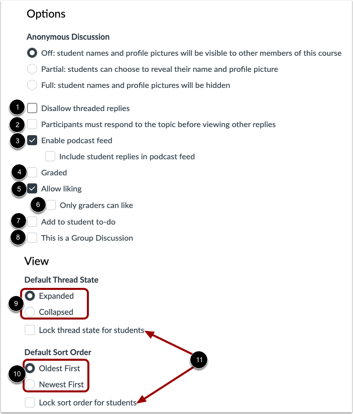 Set Additional Options