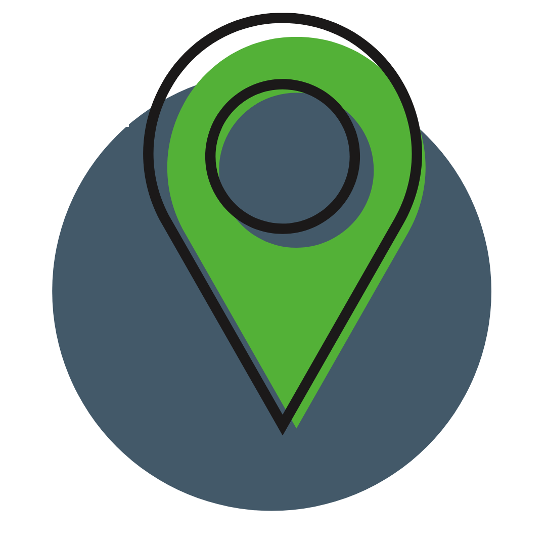 green location pin graphic