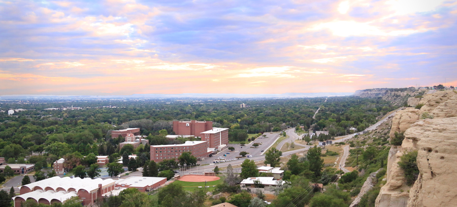 MSUB Campus from Rims