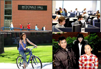 photo collage of international students at MSUB