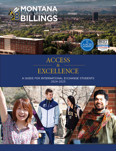 Montana State University Billings - Access & Excellence: A guide for international students, 2024-2025