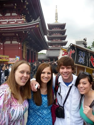 MSUB students in Japan