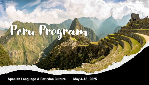 Machu Picchu Image: Peru Program, Spanish Language & Peruvian Culture, May 4-18, 2025