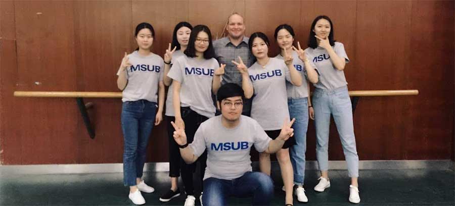 MSUB exchange students