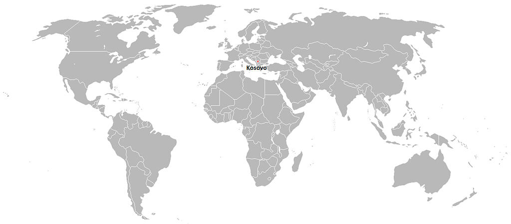 Kosovo Map Location Image