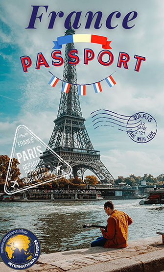 france Passport Cover