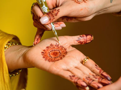 Henna Hand Artwork