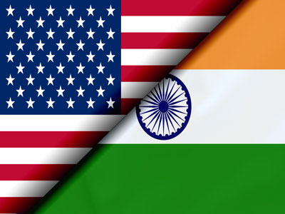 USA-Indian Flags