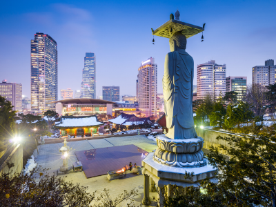 South Korea metropolitan city area 