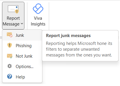 Report Junk Email