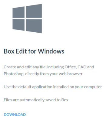 box edit download windows