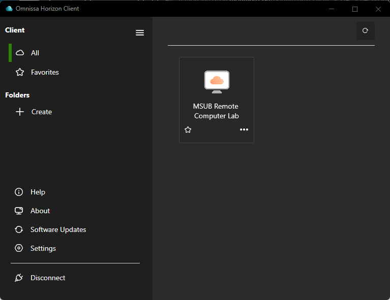 The Software is connected