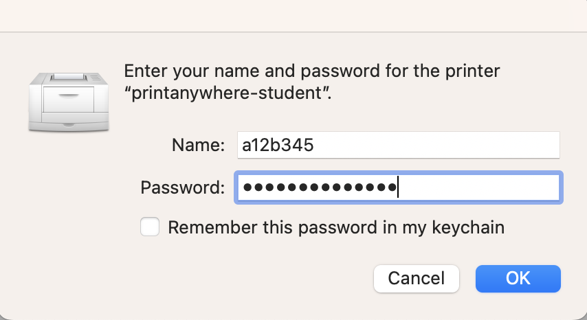 Enter your NetID and password