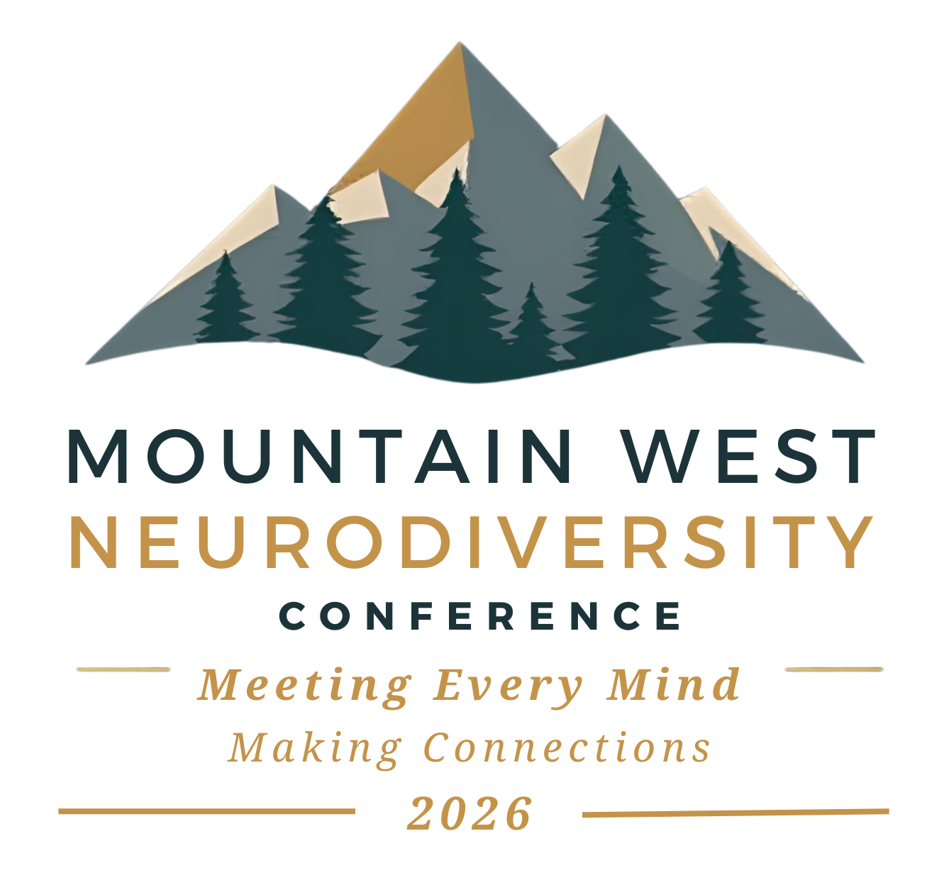 2026 Mountain West Neurodiversity Conference logo 2026 Mountain West Neurodiversity Conference logo