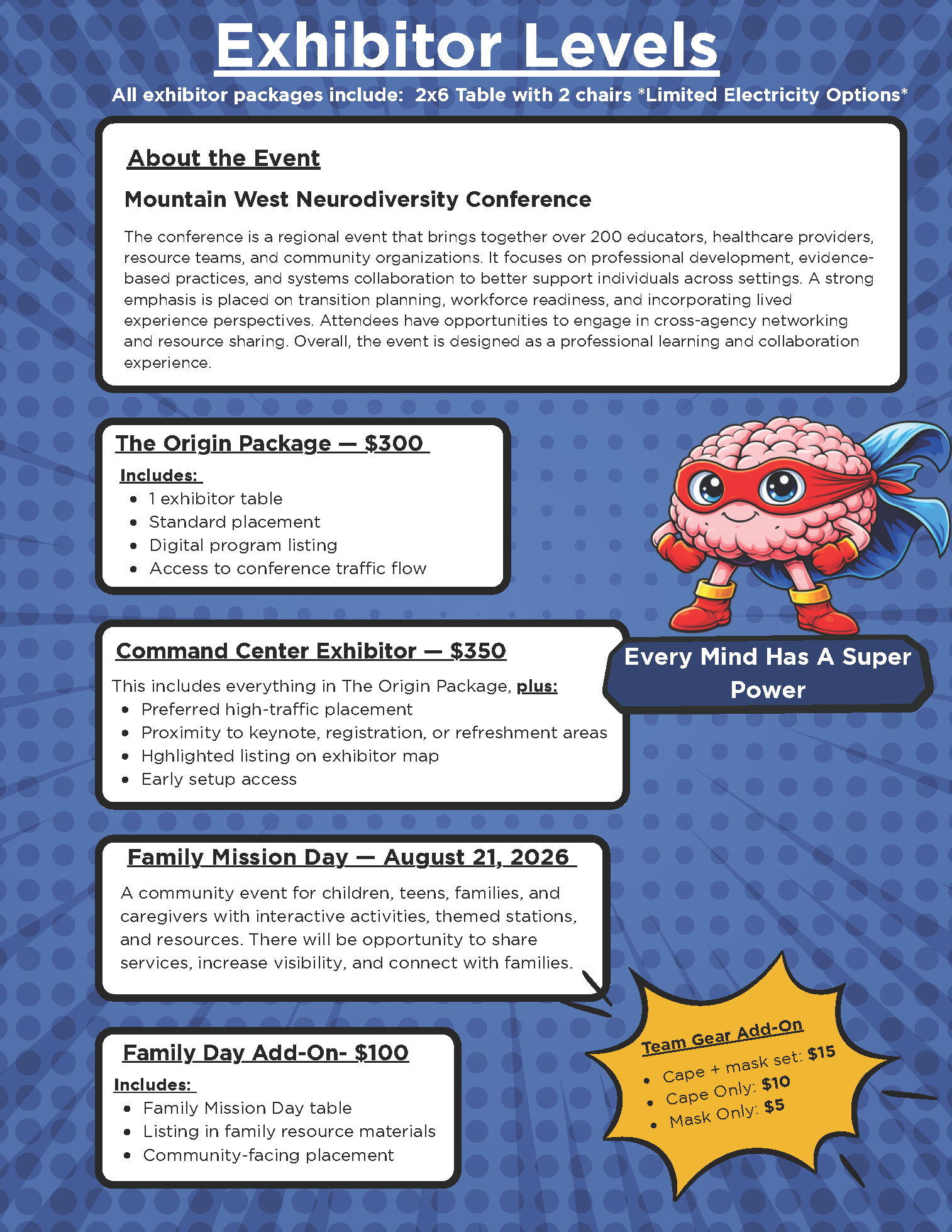 Mountain West Neurodiversity Conference 2026 EXHIBITORS Mountain West Neurodiversity Conference 2026 EXHIBITORS