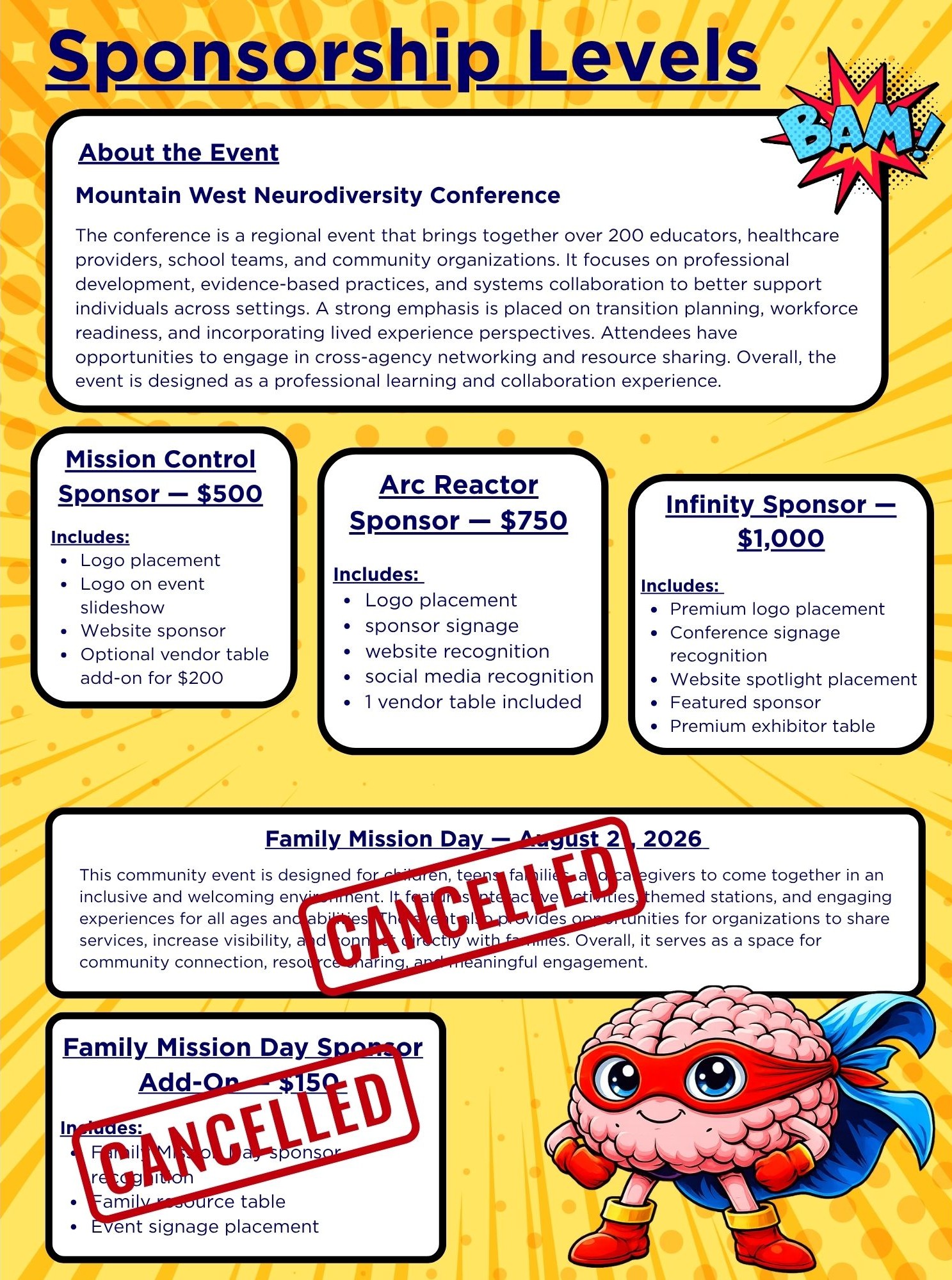 Mountain West Neurodiversity Conference 2026 SPONSORS