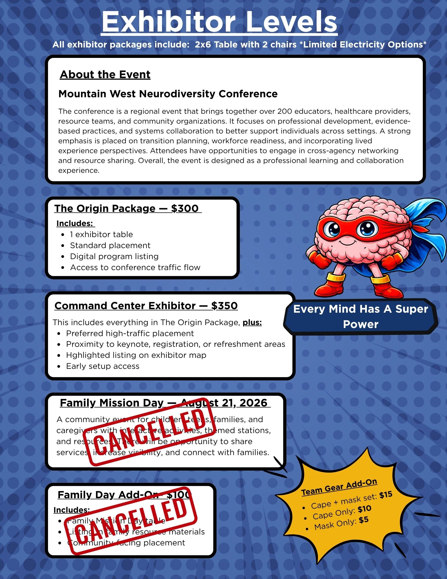 Mountain West Neurodiversity Conference 2026 EXHIBITORS
