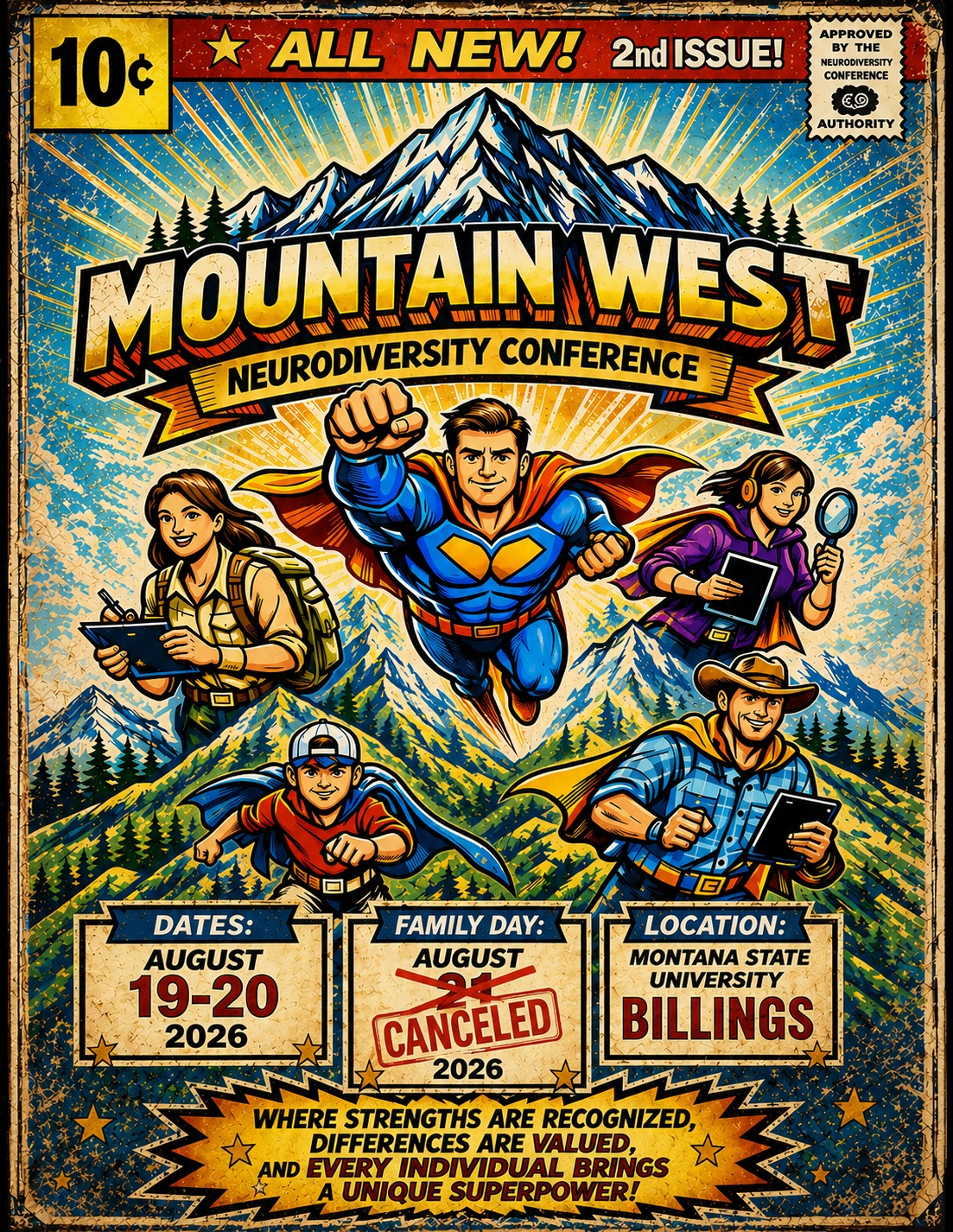 2026 Mountain West Neurodiversity Conference - Price Package Information