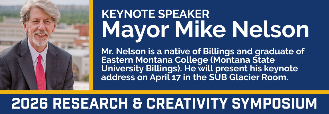 2026 Research & Creativity Symposium Keynote Speaker: Mayor Mike Nelson