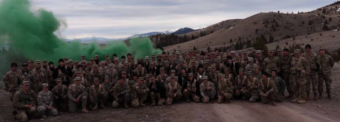 Group picture of Cadets at the Field training Exercise