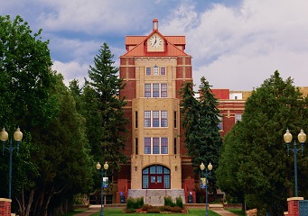 McMullen Hall in the summer