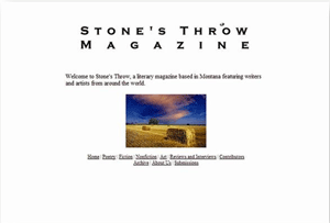 Stones Throw Magazine